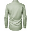 J.VER Men’s Dress Shirts Stretch Stain Shield Button Down Shirt Wrinkle Resistant Business Long Sleeve Shirt with Pocket(Sage Green)