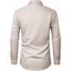J.VER Men’s Dress Shirts Stretch Stain Shield Button Down Shirt Wrinkle Resistant Business Long Sleeve Shirt with Pocket(Tan)