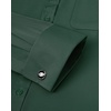 J.VER Men’s French Cuff Dress Shirts Regular Fit Long Sleeve Dress Shirt(Army Green)