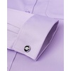 J.VER Men’s French Cuff Dress Shirts Regular Fit Long Sleeve Dress Shirt(Light Purple)