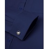J.VER Men’s French Cuff Dress Shirts Regular Fit Long Sleeve Dress Shirt(Navy Blue)