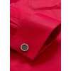 J.VER Men’s French Cuff Dress Shirts Regular Fit Long Sleeve Dress Shirt(Red)
