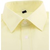 J.VER Men’s French Cuff Dress Shirts Regular Fit Long Sleeve Dress Shirt(Yellow)