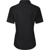 J.VER Womens Button Down Shirt Stretch Short Sleeve Dress Shirt Work Blouse(Black)