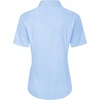 J.VER Womens Button Down Shirt Stretch Short Sleeve Dress Shirt Work Blouse(Blue)