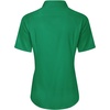 J.VER Womens Button Down Shirt Stretch Short Sleeve Dress Shirt Work Blouse(Green)