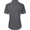 J.VER Womens Button Down Shirt Stretch Short Sleeve Dress Shirt Work Blouse(Grey)