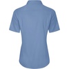 J.VER Womens Button Down Shirt Stretch Short Sleeve Dress Shirt Work Blouse(Grey Blue)