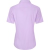 J.VER Womens Button Down Shirt Stretch Short Sleeve Dress Shirt Work Blouse(Light Purple)