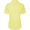 J.VER Womens Button Down Shirt Stretch Short Sleeve Dress Shirt Work Blouse(Light Yellow)