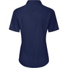 J.VER Womens Button Down Shirt Stretch Short Sleeve Dress Shirt Work Blouse(Navy Blue)