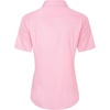 J.VER Womens Button Down Shirt Stretch Short Sleeve Dress Shirt Work Blouse(Pink)