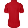 J.VER Womens Button Down Shirt Stretch Short Sleeve Dress Shirt Work Blouse(Red)