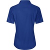 J.VER Womens Button Down Shirt Stretch Short Sleeve Dress Shirt Work Blouse(Royal Blue)