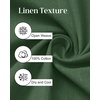 J.VER Mens Linen Textured Shirt 100% Cotton Short Sleeve Button Down Shirts(Green)