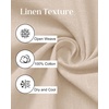 J.VER Mens Linen Textured Shirt 100% Cotton Short Sleeve Button Down Shirts(Khaki)