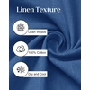 J.VER Mens Linen Textured Shirt 100% Cotton Short Sleeve Button Down Shirts(Royal Blue)